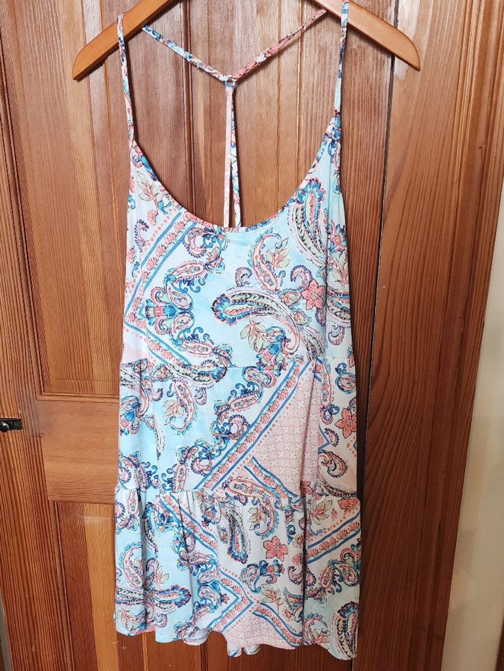 Supersoft Paisley Mini Dress , Size XL